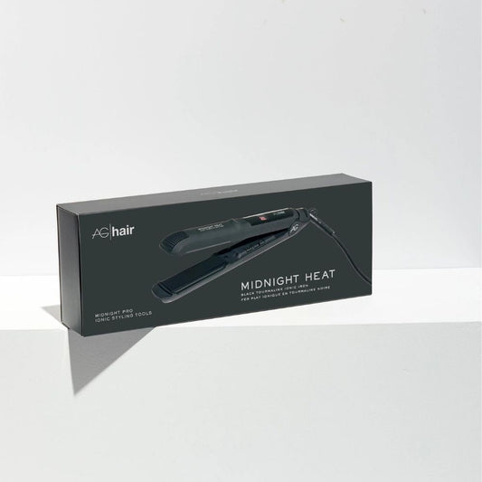 AG Hair Midnight Heat Mattte Black Tourmaline Ionic Flat Iron - Blend Box